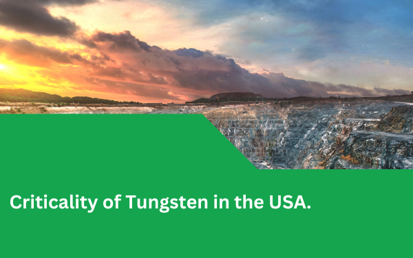 Criticality of Tungsten in the USA